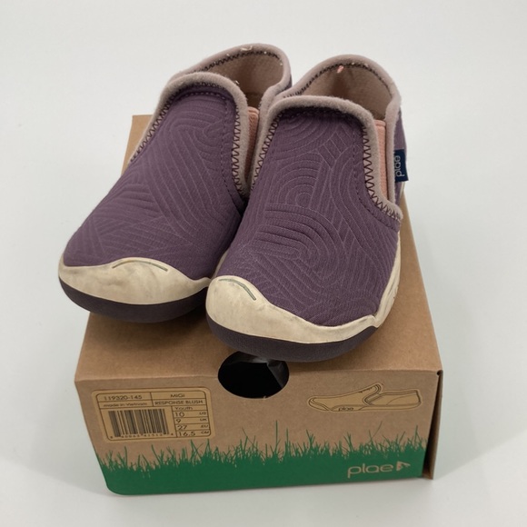 PLAE Other - Plae Purple Embossed Knit Poly Migi Slip on Sneaker 10